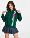 [B210] Adidas Women’s Green Graphic Hoodie – XS
