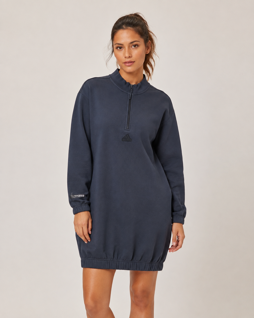 [B112] Adidas Women Sportswear Fit Outdoor Dress – Grey